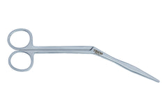 Tisco Lifecare Heymann Nasal Scissor 7" (18 cm) – Angled ENT Surgical Scissors