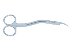 Tisco Lifecare Heath’s Suture Scissor – Curved Long-Shaft Surgical Suture Removal Scissors