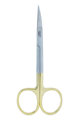 Tisco Lifecare Fine Scissor Curved with T.C., Pointed Tips – 4.5" (11 cm) Surgical Fine Scissors