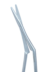 Tisco Lifecare Heymann Nasal Scissor 7" (18 cm) – Angled ENT Surgical Scissors