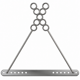 TISCO Lifecare Draffin Bipod Stand with Plate Stainless Steel Surgical ENT Instrument