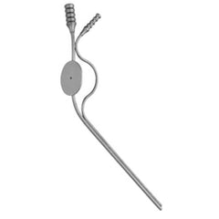 TISCO Lifecare Angled Micro Suction Tip 22G x 7.5 CM Stainless Steel Surgical Instrument