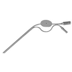 TISCO Lifecare Angled Micro Suction Tip 24G x 7.5 CM Stainless Steel Surgical Instrument