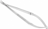 TISCO Lifecare Castroviejo Needle Holder Without Lock 8 Inch Curved (Round) Stainless Steel Surgical Instrument