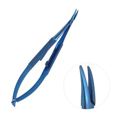 TISCO Lifecare TITANIUM CASTROVIEJO NEEDLE HOLDER ROUND 8" WITH LOCK CVD