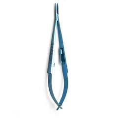 TISCO Lifecare TITANIUM CASTROVIEJO NEEDLE HOLDER ROUND 6" WITH LOCK STR