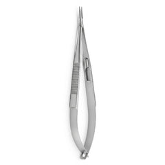 TISCO Lifecare Castroviejo Micro Needle Holder Delicate Jaws Straight With Lock – Precision Ophthalmic Microsurgical Instrument