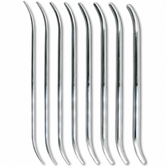 TISCO Lifecare Pratt Cervical Dilators Set of 10 Pcs Stainless Steel Gynecological Surgical Instrument