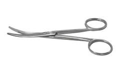 TISCO Lifecare Enucleation Scissor Half Curved Stainless Steel Ophthalmic Surgical Instrument