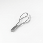 TISCO Lifecare Simpson Obstetric Forceps Straight Stainless Steel Gynecological Surgical Instrument