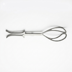 TISCO Lifecare Kielland Obstetric Forceps Straight Stainless Steel Gynecological Surgical Instrument
