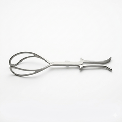TISCO Lifecare Kielland Obstetric Forceps Straight Stainless Steel Gynecological Surgical Instrument