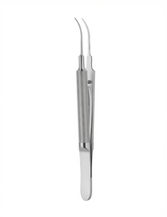 TISCO Lifecare Micro Tying Forceps Curved Small – Ultra-Precision Instrument for Delicate Microsurgical Suturing