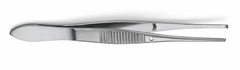 TISCO Lifecare Iris Forceps 1×2 Teeth Half Curved – Precision Ophthalmic Tissue Handling Instrument