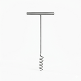 TISCO Lifecare Myoma Screw on T Handle Small Stainless Steel Gynecological Surgical Instrument