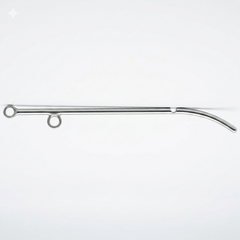 TISCO Lifecare Female Metal Catheter AISCO 22.188 Stainless Steel Urology Instrument for Clinical Use