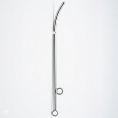 TISCO Lifecare Female Metal Catheter AISCO 22.188 Stainless Steel Urology Instrument for Clinical Use