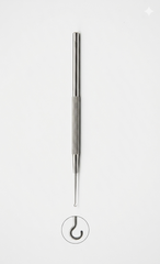 TISCO Lifecare Jaffe Knolle Iris Hook Very Blunt Small Ang. Stainless Steel Ophthalmic Surgical Instrument