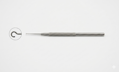 TISCO Lifecare Jaffe Knolle Iris Hook Very Blunt Small Ang. Stainless Steel Ophthalmic Surgical Instrument