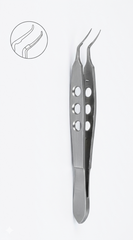 TISCO Lifecare Masket Capsulorhexis Forceps Curved – Precision Ophthalmic Surgical Instrument