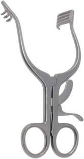 TISCO Lifecare Mastoid Retractor 5" Curved 4x4 Stainless Steel Surgical Instrument