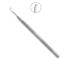 TISCO Lifecare Membrane Peelar Spatula Curved Stainless Steel Ophthalmic Surgical Instrument