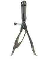 TISCO Lifecare Proctoscope / Rectal Speculum Graeme U Cut with Black Handle – Extra Large Stainless Steel Surgical Instrument