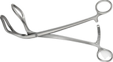 TISCO Lifecare Somers Uterus Holding Forceps 23.5 CM / 9 Inch Stainless Steel Gynecological Surgical Instrument