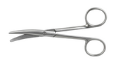 TISCO Lifecare Strabismus Scissors Curved Small Stainless Steel Ophthalmic Surgical Instrument