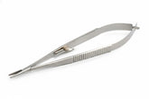 TISCO LIFECARE Castroviejo-Barraquer Needle Holder with Lock – Straight & Curved (Round) 5″–8″