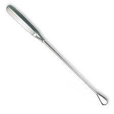 TISCO Lifecare Uterine Curette Single Ended Sharp – Size 00 | Precision Stainless Steel Gynecology Surgical Instrument