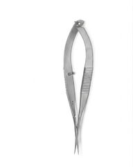 TISCO Lifecare Vannas Scissors St. 10MM Stainless Steel Ophthalmic Surgical Instrument