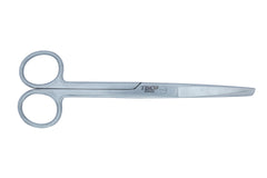 TISCO Lifecare Dressing Scissor Straight (1 Sharp x 1 Blunt Tip) 5" Stainless Steel Surgical Scissors