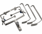 TISCO Lifecare Dingmann Mouth Gag with 3 Tongue Depressors Stainless Steel Surgical ENT Instrument