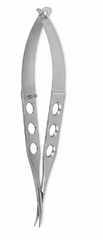 TISCO Lifecare Castroviejo Corneal Scissor Blunt Tip Full Curved – Precision Ophthalmic Instrument for Safe and Controlled Corneal Dissection