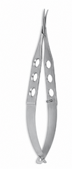 TISCO Lifecare Micro Corneal Scissor Slightly Curved (Hole) – Precision Ophthalmic Instrument for Controlled Corneal Dissection