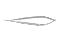 TISCO Lifecare Micro Scissor Spring Action Curved 15cm/6" (Flat Pattern) – Surgical Grade Stainless Steel Precision Instrument