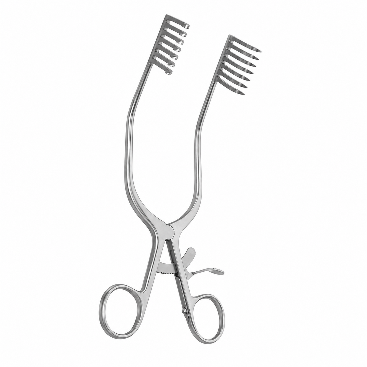 Mastoid Retractor 20cm (8″) Long Prongs Stainless Steel – Straight & Curved
