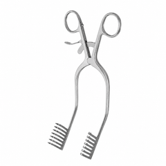 Mastoid Retractor 20cm (8″) Long Prongs Stainless Steel – Straight & Curved