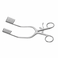 Mastoid Retractor 20cm (8″) Long Prongs Stainless Steel – Straight & Curved