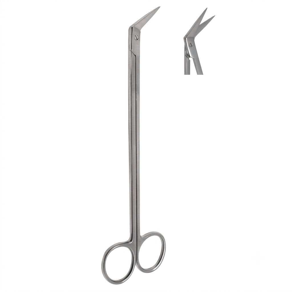 TISCO Lifecare Pott Smith Scissor 60 Degree Titanium Microsurgical Instrument