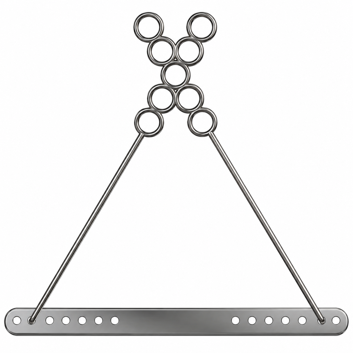TISCO Lifecare Draffin Bipod Stand with Plate Stainless Steel Surgical ENT Instrument