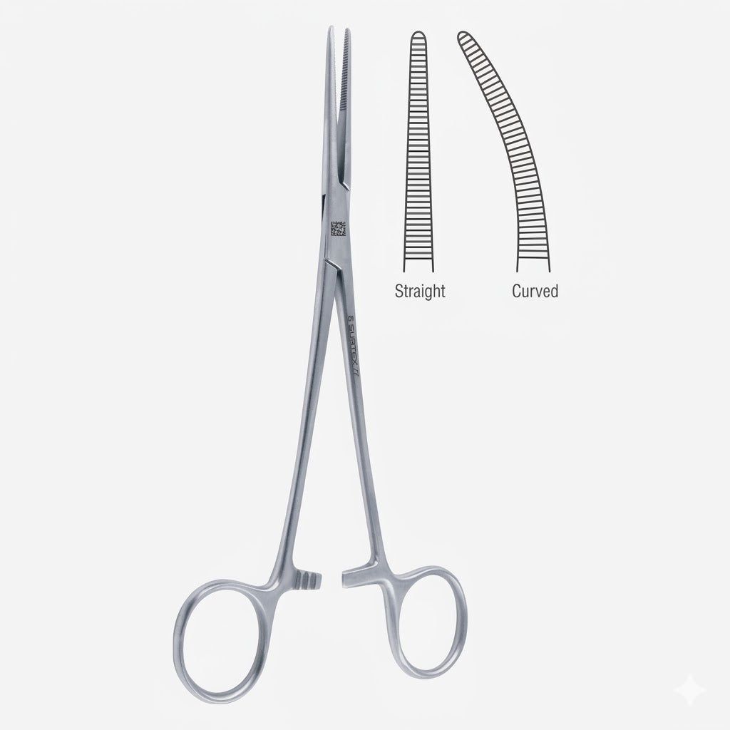 TISCO Lifecare Birkett Tonsil Artery Forcep 8 Inch Stainless Steel ENT Surgical Instrument