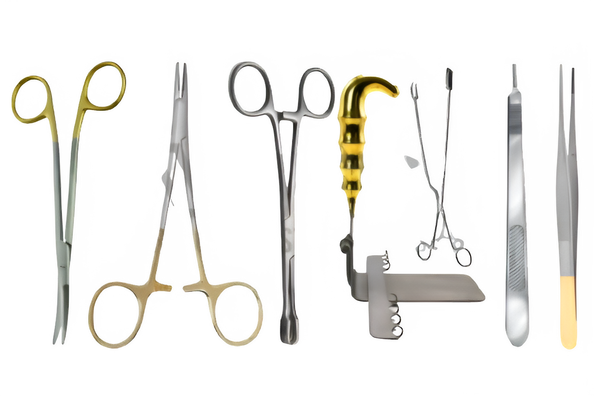 TISCO Lifecare Anterior & Posterior Repair Instrument Set – 13 Pcs Gynecology Kit
