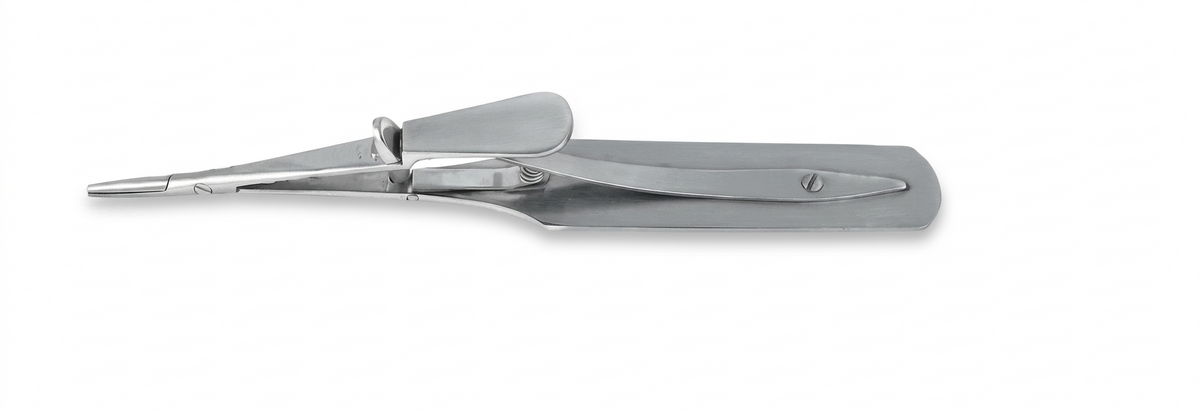 TISCO Lifecare Arruga Needle Holder Curved – Precision Ophthalmic Microsurgical Instrument
