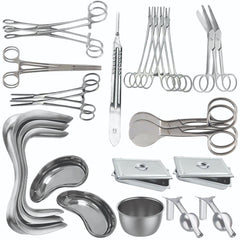 TISCO Lifecare Basic Gynaecology Instrument Set – 50 Pcs Gynecology Surgery Kit