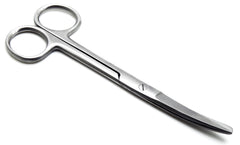 TISCO Lifecare Standard Surgical Scissor Curved Both Blunt Tips Operating Scissors
