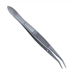 TISCO Lifecare Barraquer Cilia Forceps Slightly Angled – Precision Instrument for Delicate Eyelash and Ophthalmic Procedures