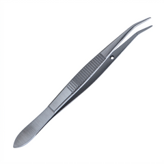 TISCO Lifecare Barraquer Cilia Forceps Slightly Angled – Precision Instrument for Delicate Eyelash and Ophthalmic Procedures