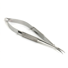 TISCO Lifecare Barraquer Micro N/H Extra Delicate Curved W/O Lock Stainless Steel Ophthalmic Surgical Instrument